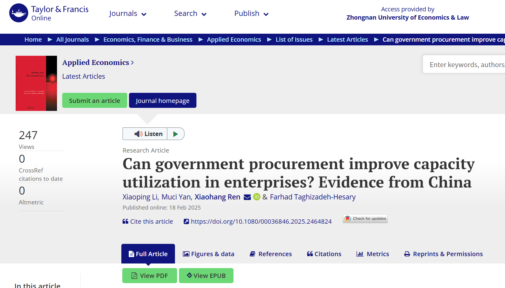 任晓航-Can government procurement improve capacity utilization in enterprises Evidence from China.png 任晓航-Can government procurement improve capacity utilization in enterprises Evidence from China.png